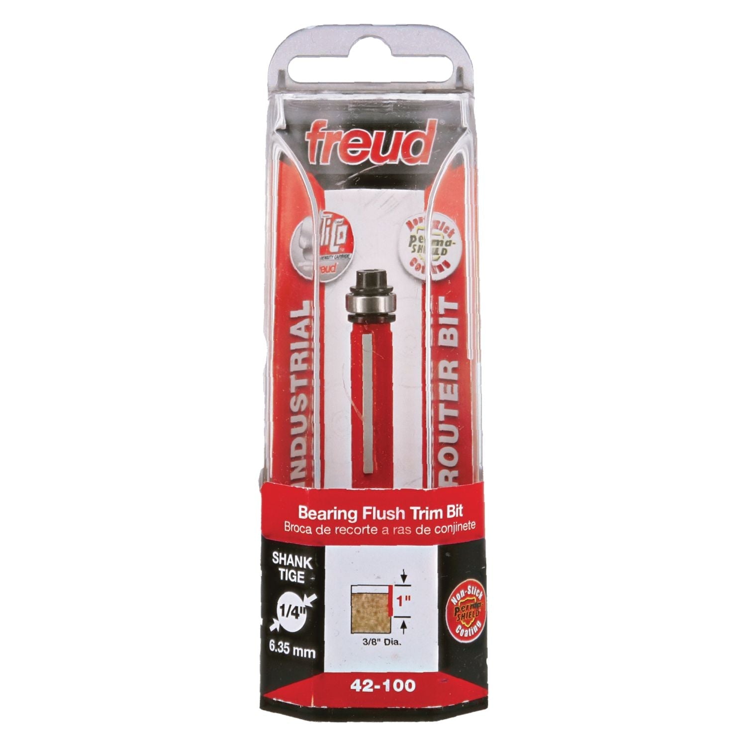 Freud 42-100 3/8-Inch Bearing Flush Trim Router Bit