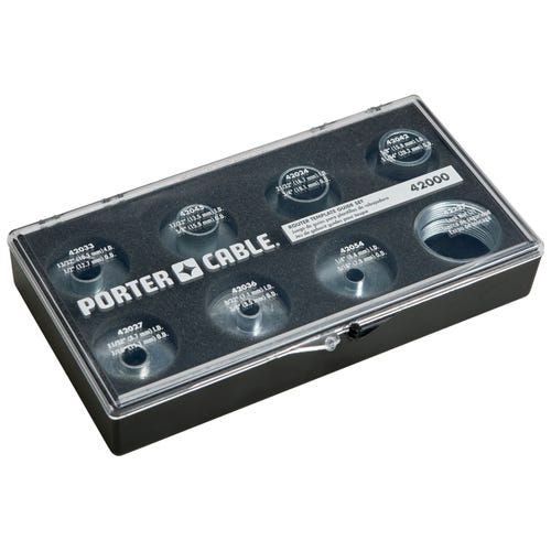 Porter Cable 9-Piece Router Template Guide Set