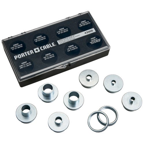 Porter Cable 9-Piece Router Template Guide Set