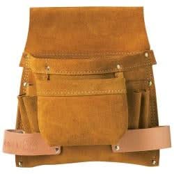 Klein Tools 42241 Tool Pouch, 6-Pockets for Nails, Screws and Tools