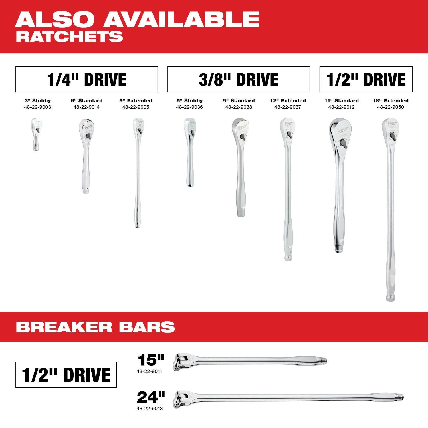 Milwaukee 43-24-9206 3/8" Drive 10" Wobble Extension