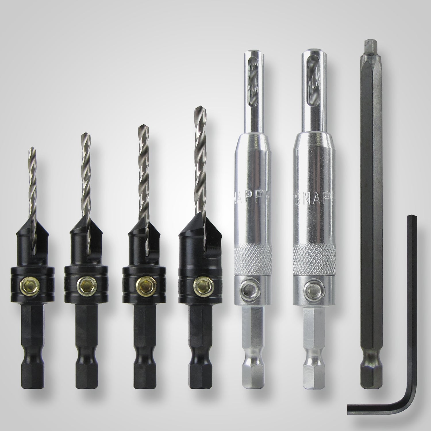 Snappy Tools 43572 7-Piece Cabinet Maker's Drill & Drive Set – Tool Nut