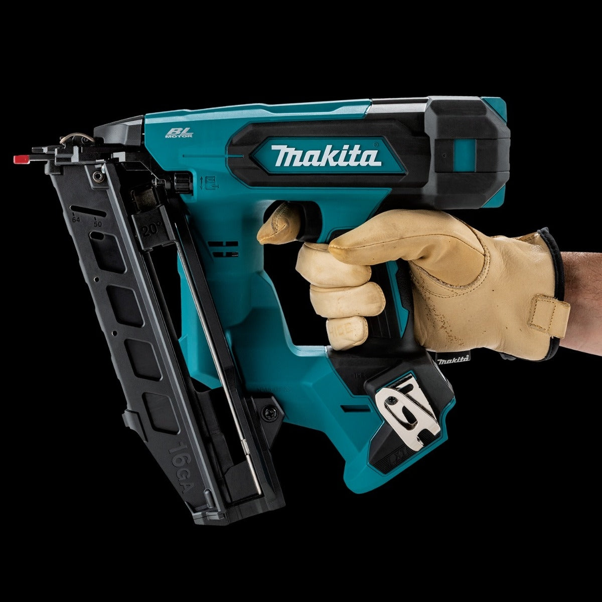 Makita XNB06Z 18V LXT Brushless Cordless 2-1/2-in. Angled 16-Gauge Finish Nailer, Tool Only