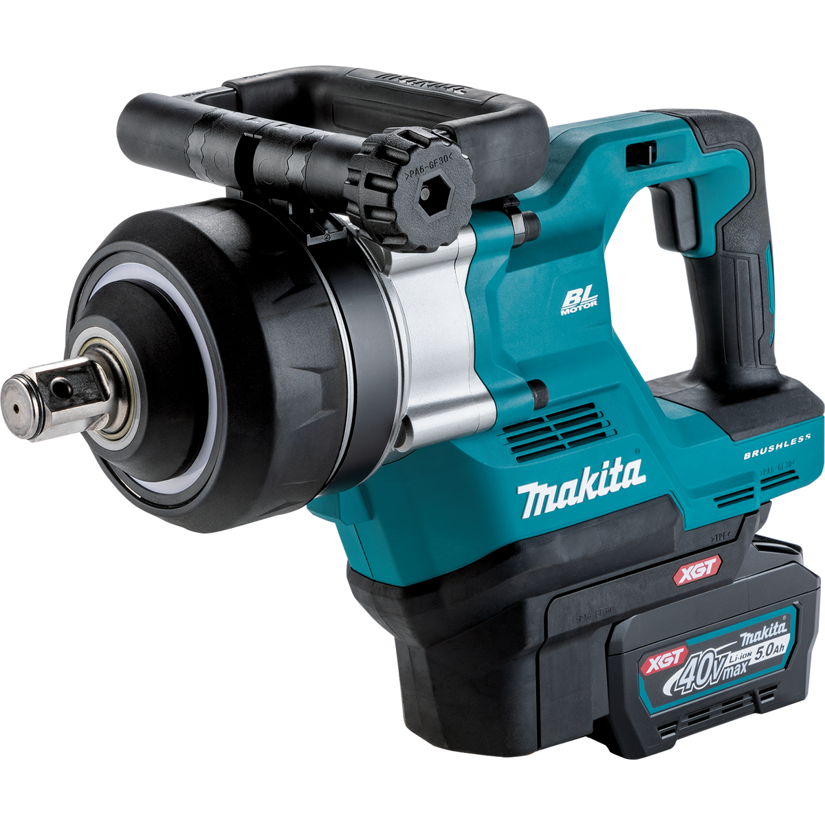 Makita 40V max XGT Brushless 4-Speed High-Torque 1-in. Sq. Drive D-Handle Short Anvil Impact Wrench w/ Friction Ring (GWT09T) - product image 2