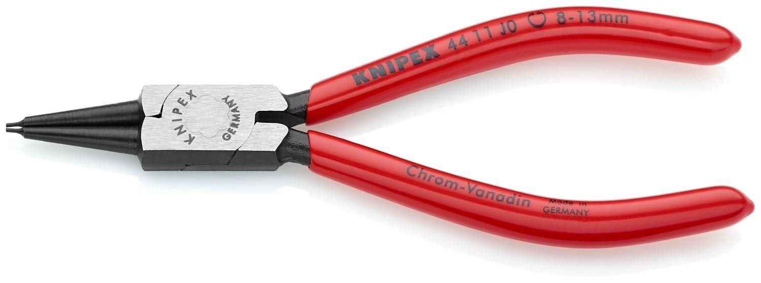 Knipex 44 11 J0 Internal Snap Ring Pliers-Forged Tips