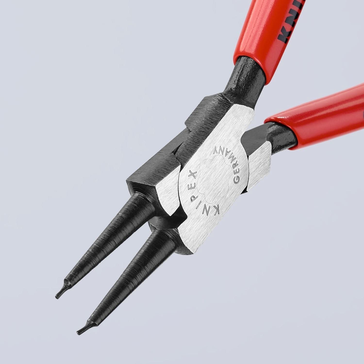 Knipex 44 11 J0 Internal Snap Ring Pliers-Forged Tips