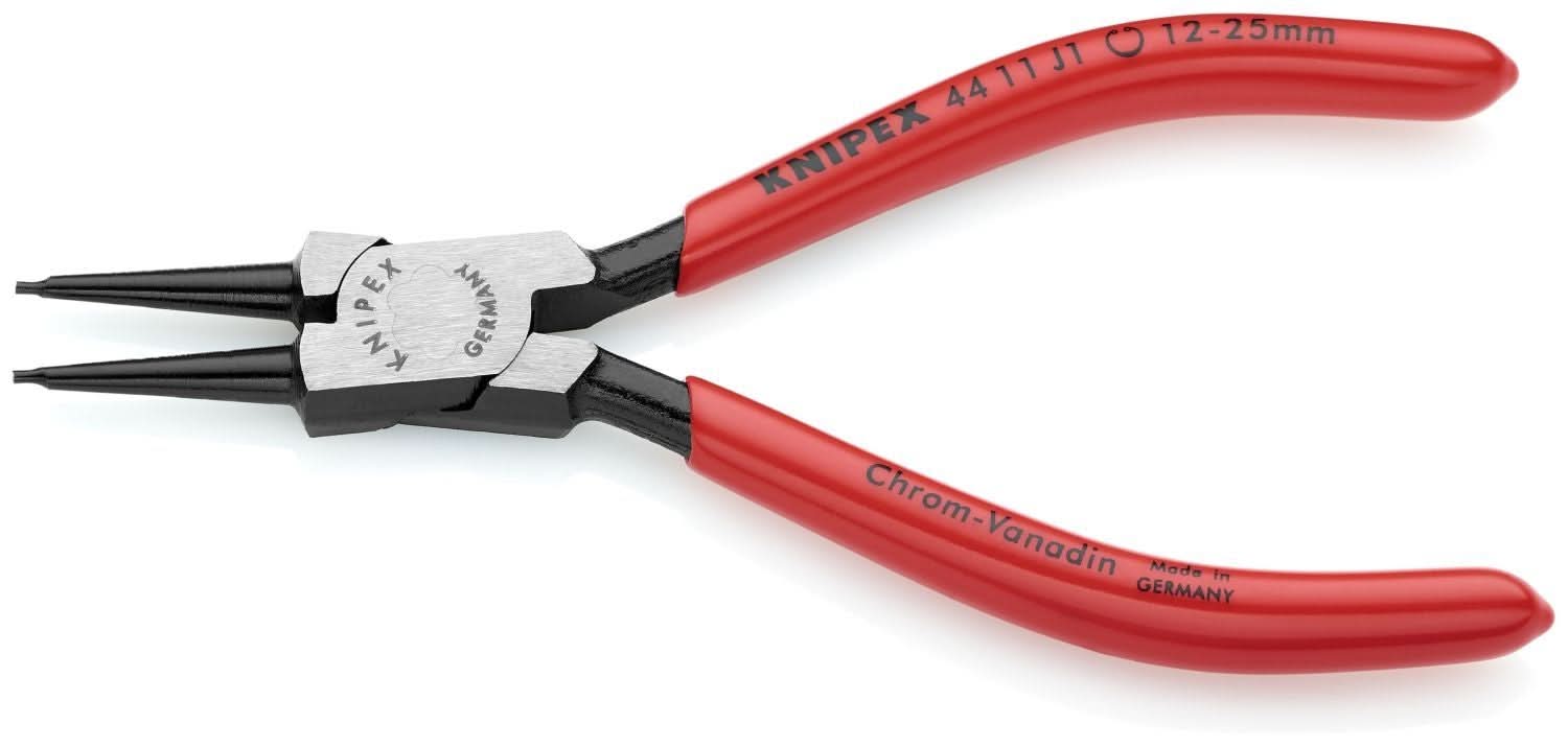 Knipex 44 11 J1 Internal Snap Ring Pliers-Forged Tips