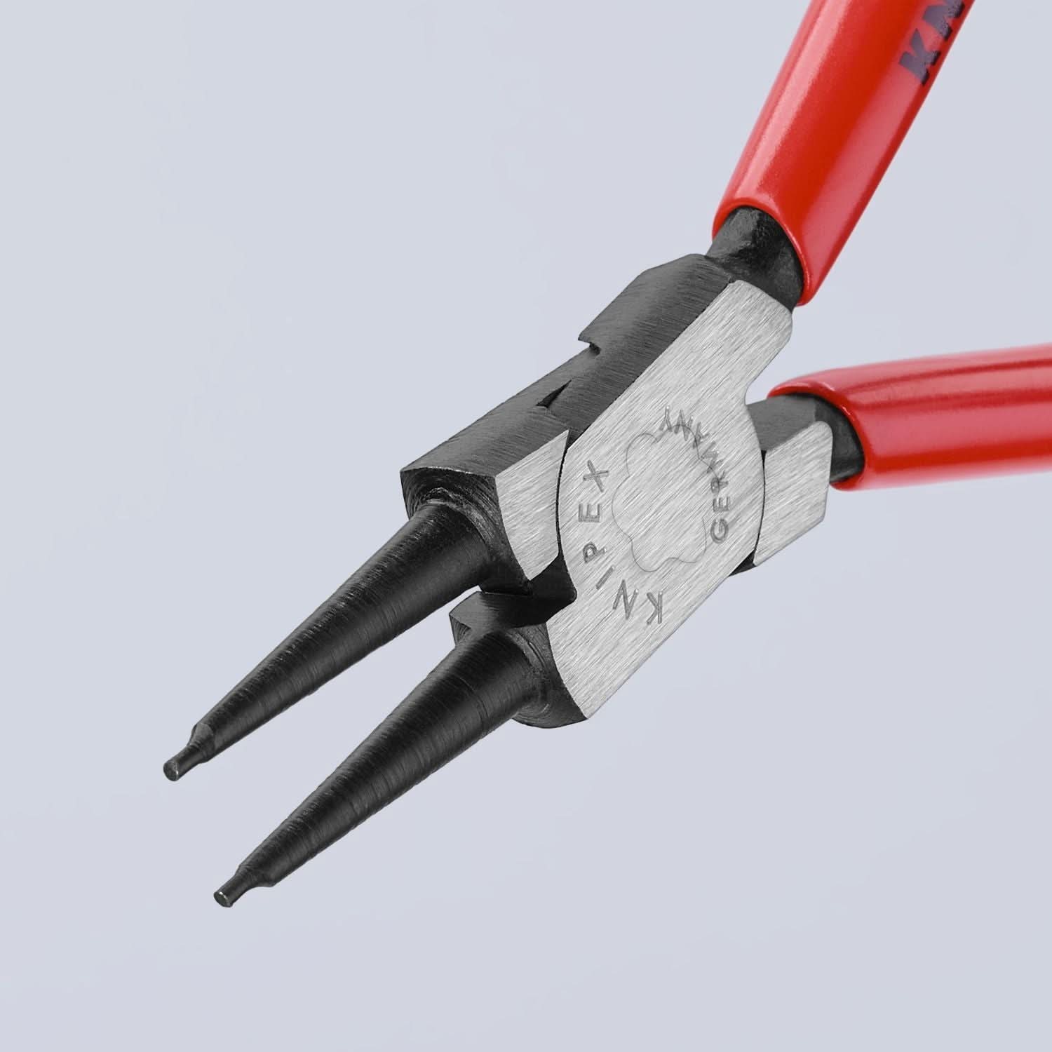 Knipex 44 11 J1 Internal Snap Ring Pliers-Forged Tips