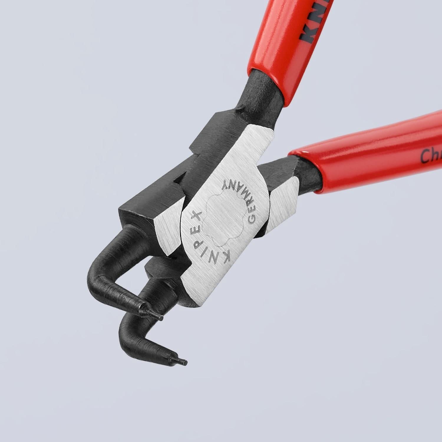 Knipex 44 21 J01 Internal 90&deg; Angled Snap Ring Pliers-Forged Tips