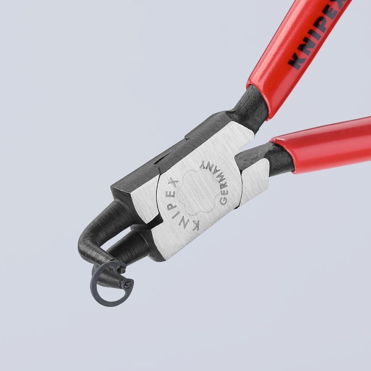 Knipex 44 21 J01 Internal 90&deg; Angled Snap Ring Pliers-Forged Tips