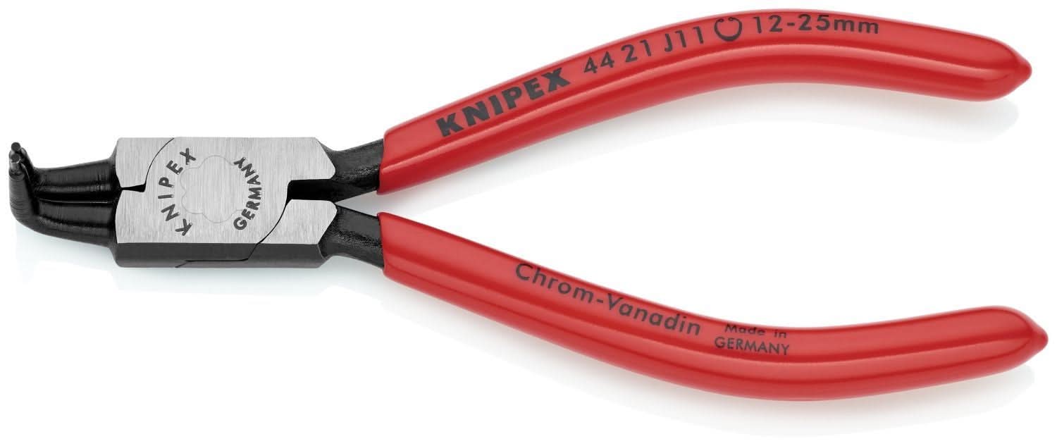 Knipex 44 21 J11 Internal 90&deg; Angled Snap Ring Pliers-Forged Tips