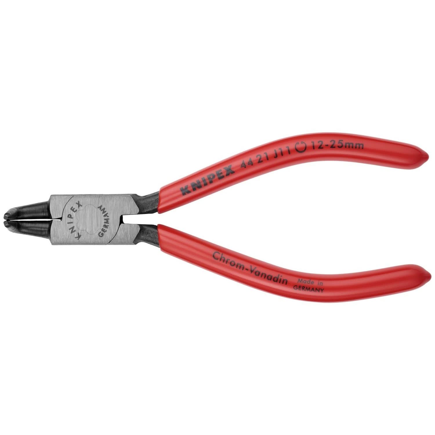 Knipex 44 21 J11 Internal 90&deg; Angled Snap Ring Pliers-Forged Tips