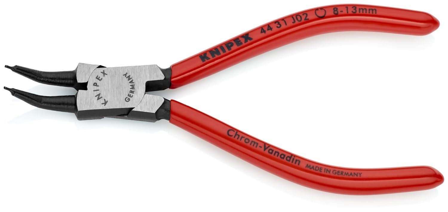 Knipex 44 31 J02 Internal 45&deg; Angled Snap Ring Pliers-Forged Tips