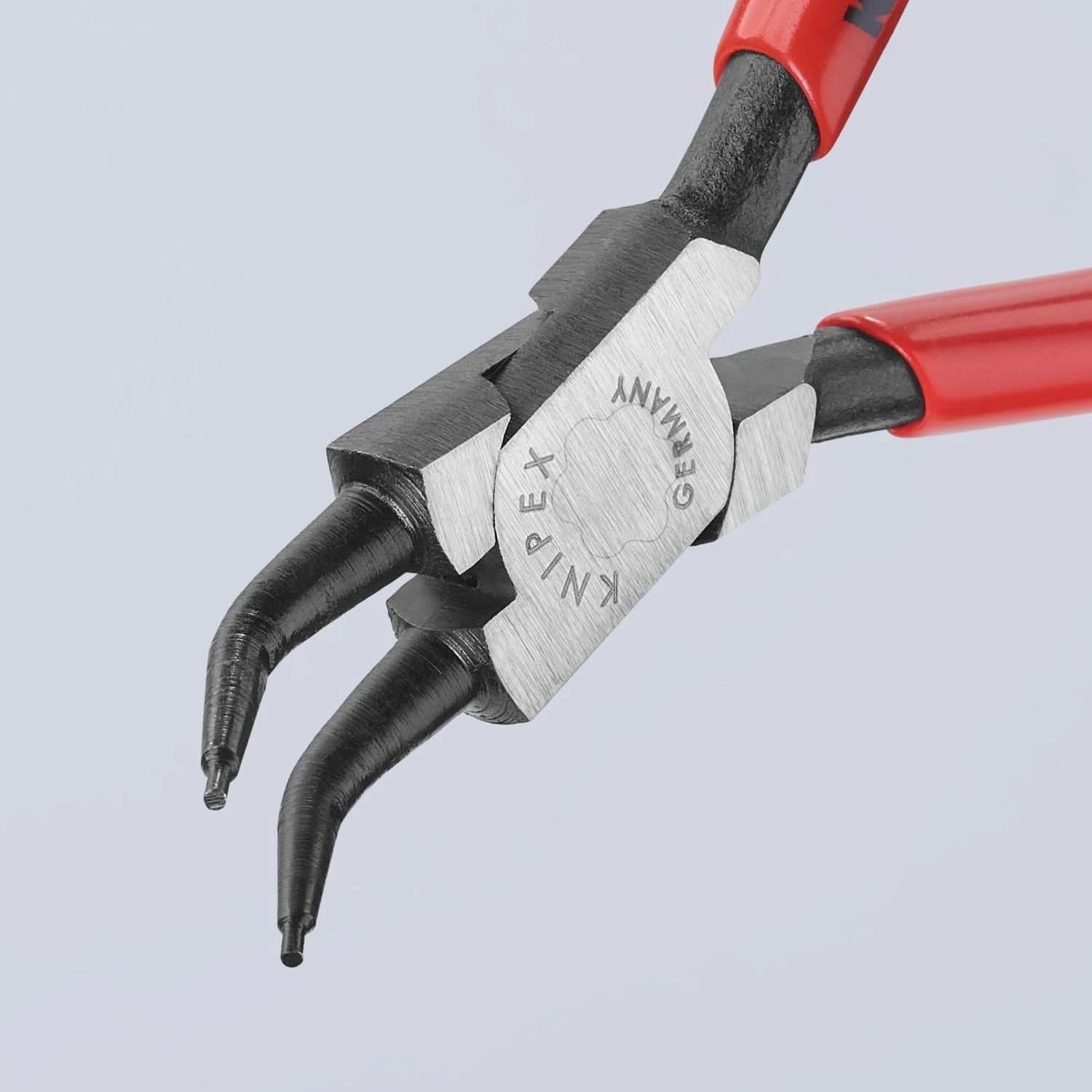 Knipex 44 31 J12 Internal 45&deg; Angled Snap Ring Pliers-Forged Tips