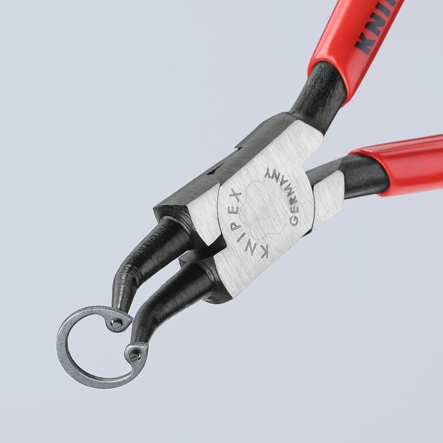 Knipex 44 31 J12 Internal 45&deg; Angled Snap Ring Pliers-Forged Tips