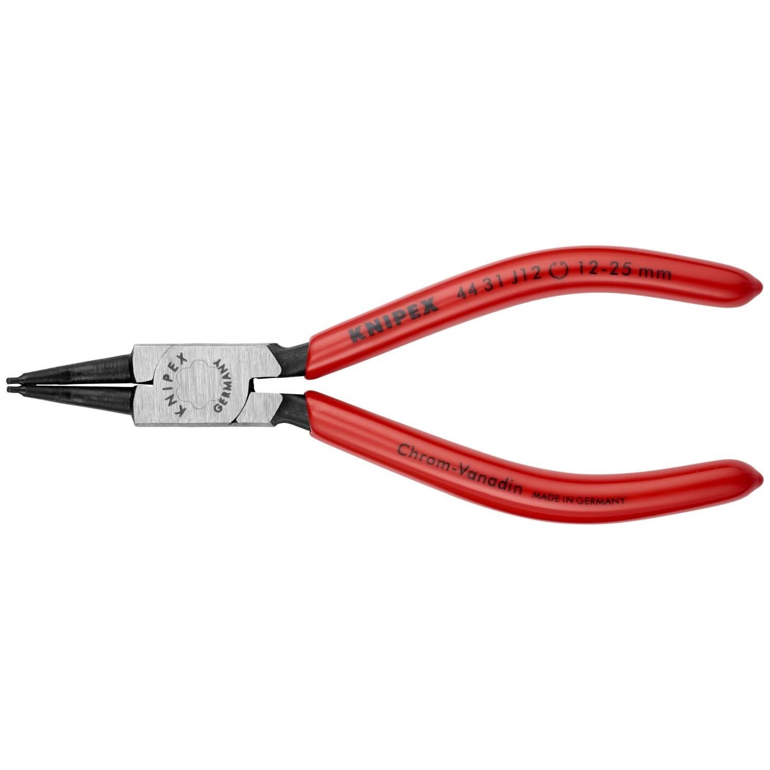 Knipex 44 31 J12 Internal 45&deg; Angled Snap Ring Pliers-Forged Tips