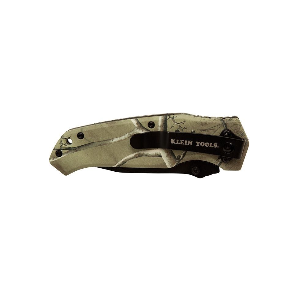 Klein Tools 44222 Pocket Knife, REALTREE XTRA Camo, Tanto Blade