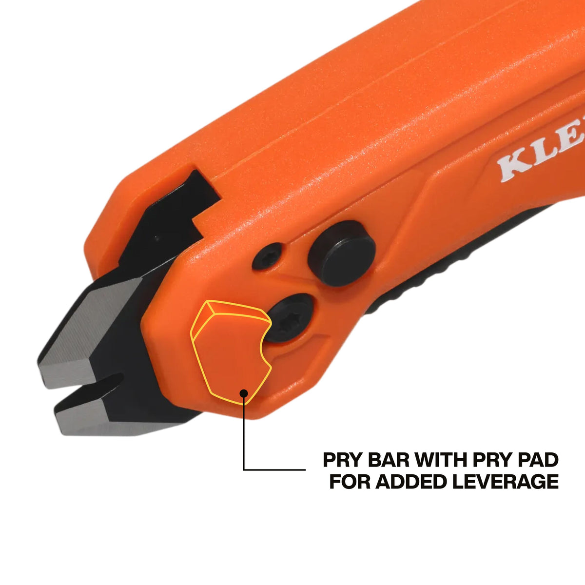 Klein Tools 44309 pry bar knife full metal core construction