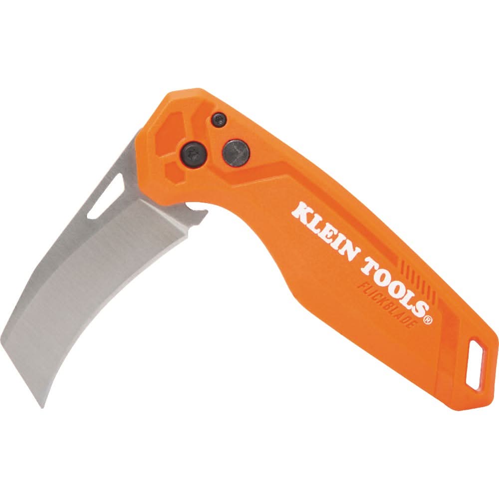 Klein Tools 44321 FLICKBLADE Hawkbill Folding Pocket Knife – Tool Nut