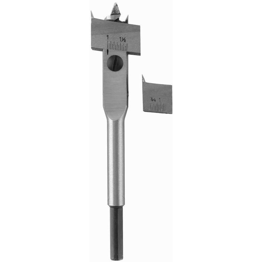 Irwin 44801 Drill Press Adjustable Wood Bits 5-1/2-in. x 5/8-1-3/4-in.