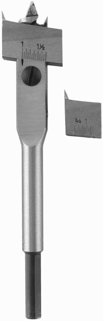 Irwin 44801 Drill Press Adjustable Wood Bits 5-1/2-in. x 5/8-1-3/4-in.