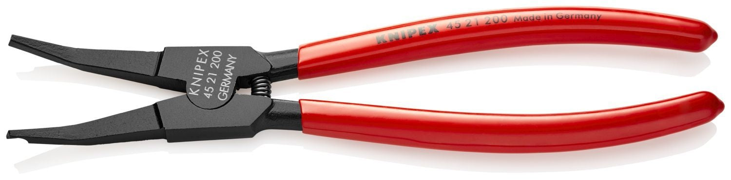 Knipex 45 21 200 Angled Retaining Ring Pliers for Retaining Rings on Shafts