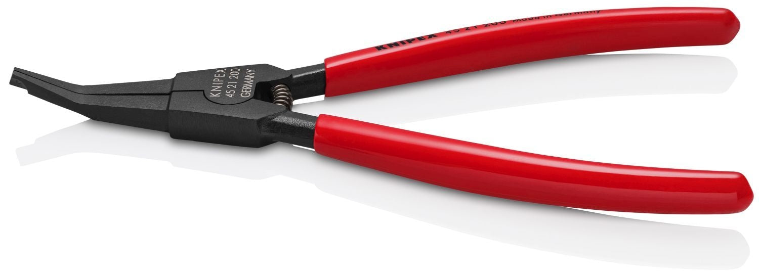 Knipex 45 21 200 Angled Retaining Ring Pliers for Retaining Rings on Shafts
