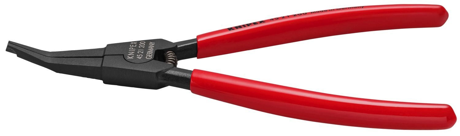 Knipex 45 21 200 Angled Retaining Ring Pliers for Retaining Rings on Shafts