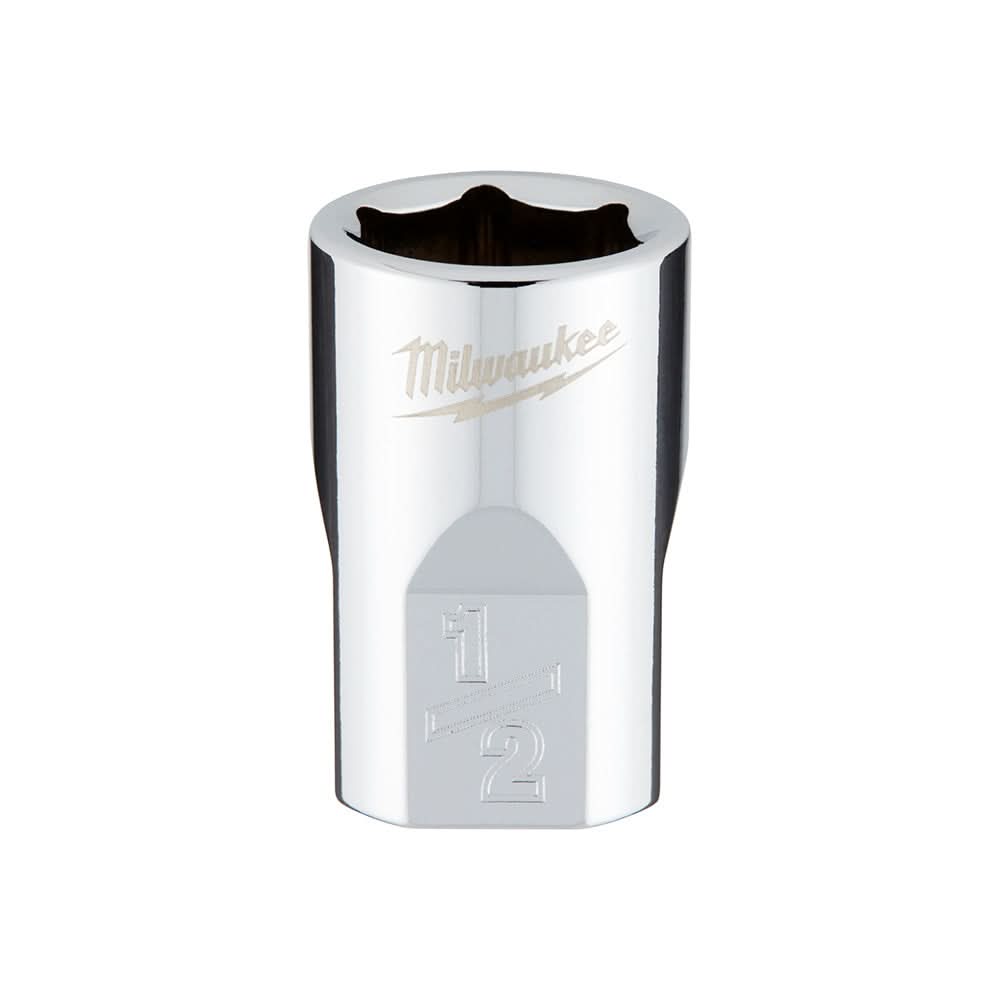 Milwaukee 45-34-9064 3/8" Drive 1/2" SAE 6-Point Socket with FOUR FLAT Sides