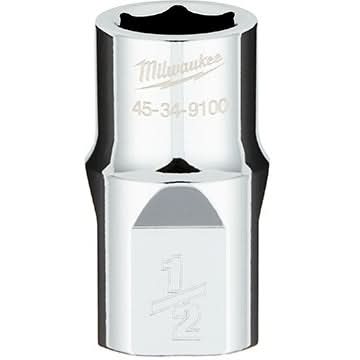 Milwaukee 45-34-9100 1/2" Drive SAE 6-Point Socket with FOUR FLAT Sides