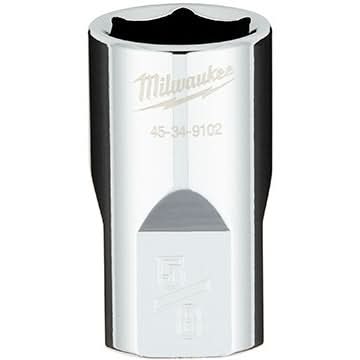 Milwaukee 45-34-9102 1/2" Drive SAE 5/8" 6-Point Socket with FOUR FLAT Sides
