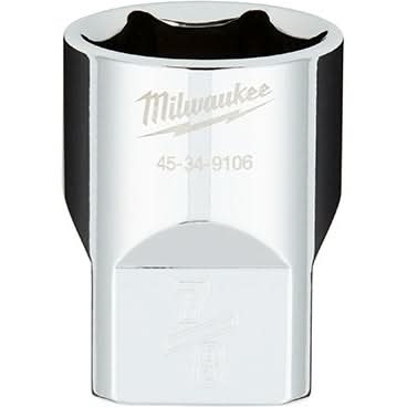 Milwaukee 45-34-9106 1/2" Drive 7/8" SAE 6-Point Socket with FOUR FLAT Sides