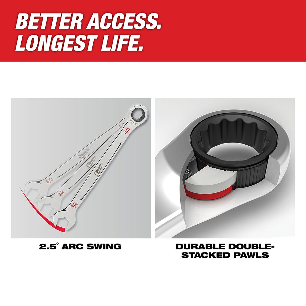 Milwaukee 45-96-9327 27MM Ratcheting Combination Wrench