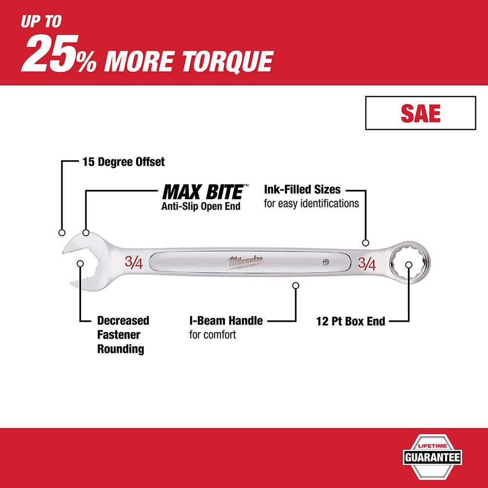 Milwaukee 45-96-9434 1-1/16" Combination Wrench