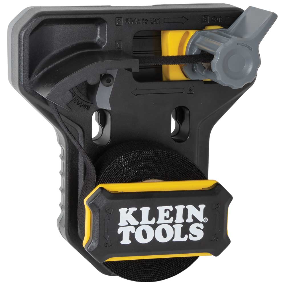 Klein 450-900 hook and loop tape dispenser angled view