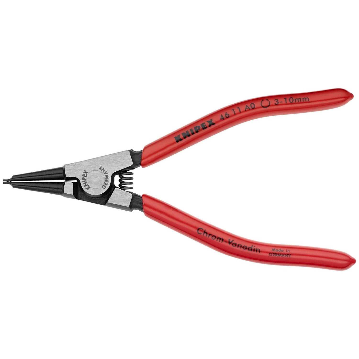 Knipex 46 11 A0 External Snap Ring Pliers-Forged Tips