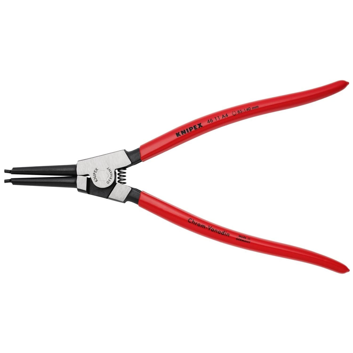 Knipex 46 11 A4 External Snap Ring Pliers-Forged Tips