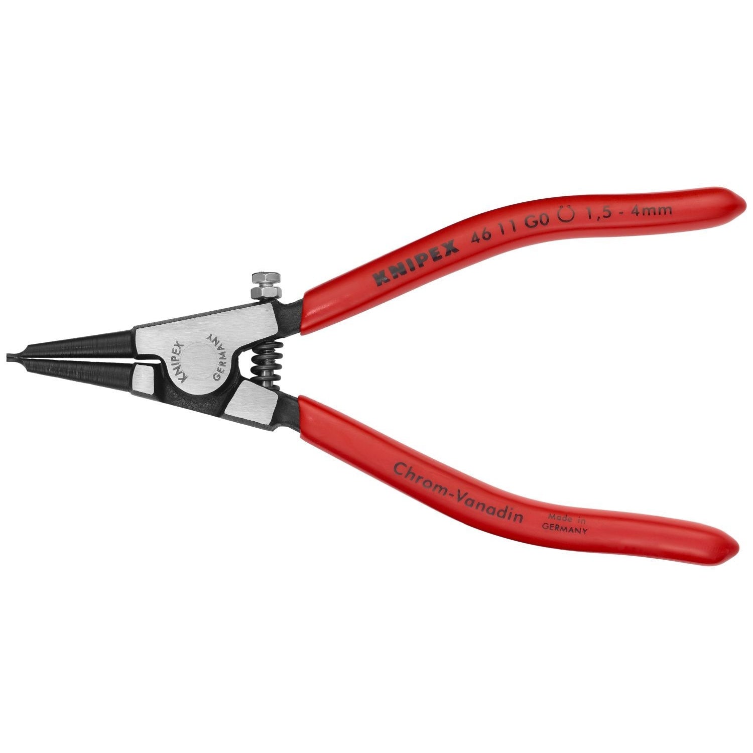 Knipex 46 11 G0 Circlip Pliers for Grip Rings-Adjustable Screw