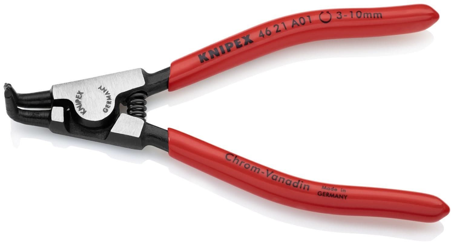 Knipex 46 21 A01 External 90&deg; Angled Snap Ring Pliers-Forged Tips