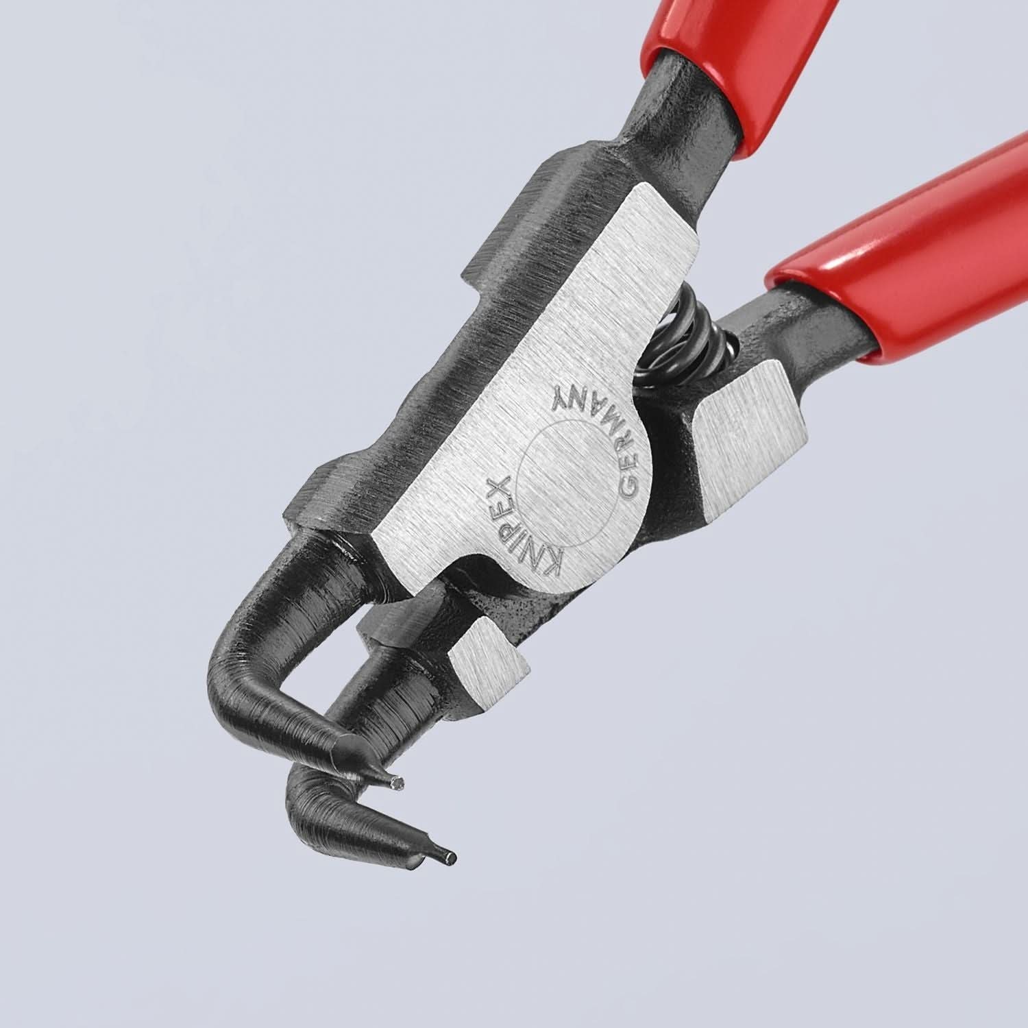 Knipex 46 21 A01 External 90&deg; Angled Snap Ring Pliers-Forged Tips