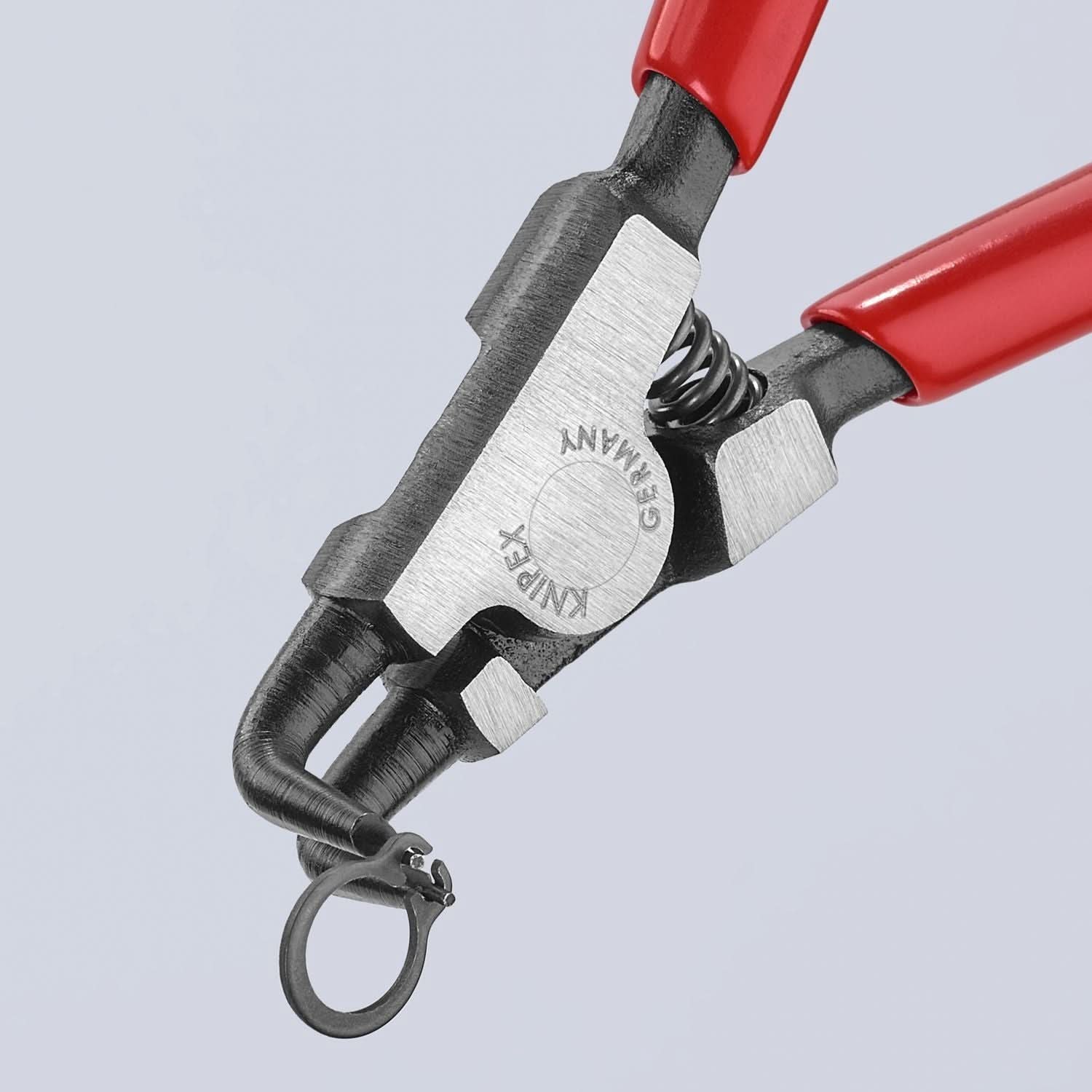 Knipex 46 21 A01 External 90&deg; Angled Snap Ring Pliers-Forged Tips