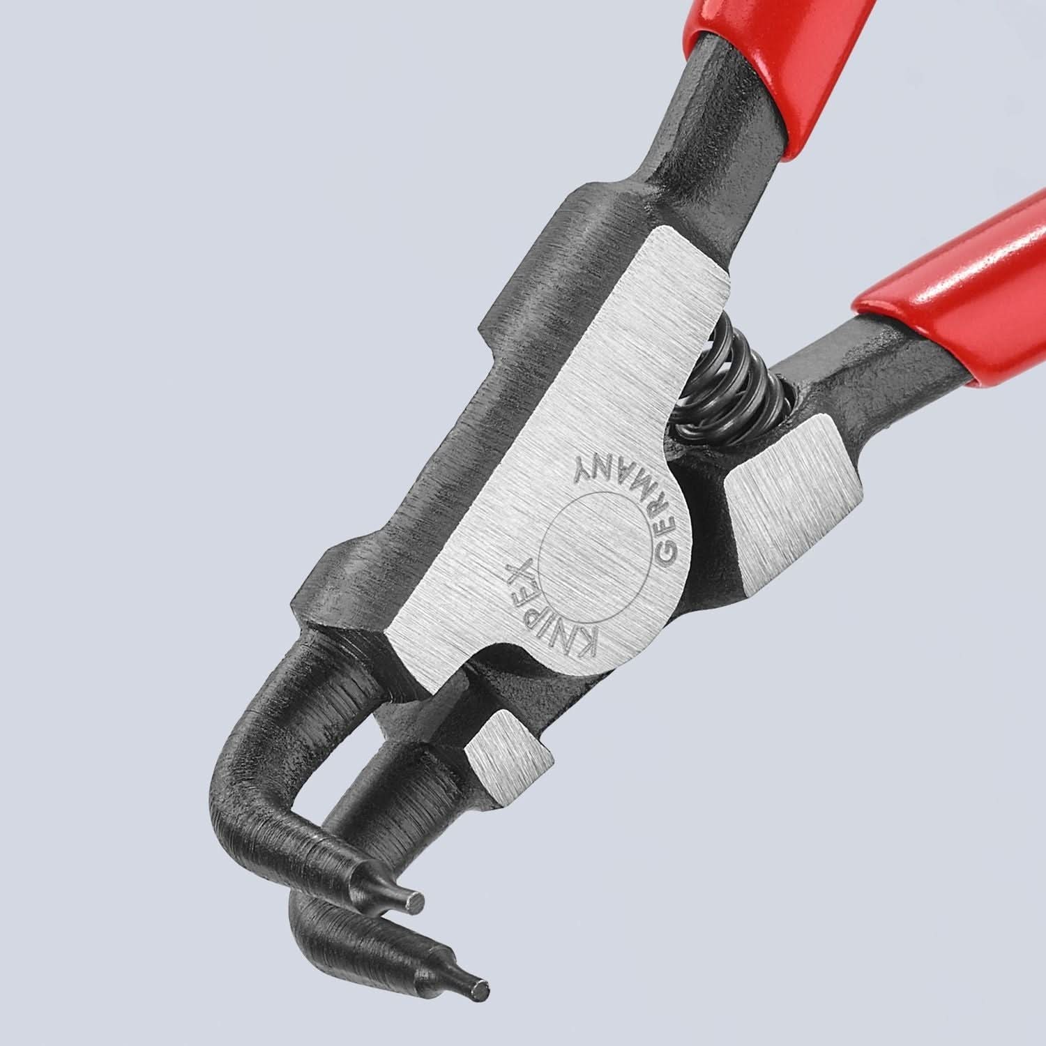 Knipex 46 21 A11 External 90&deg; Angled Snap Ring Pliers-Forged Tips