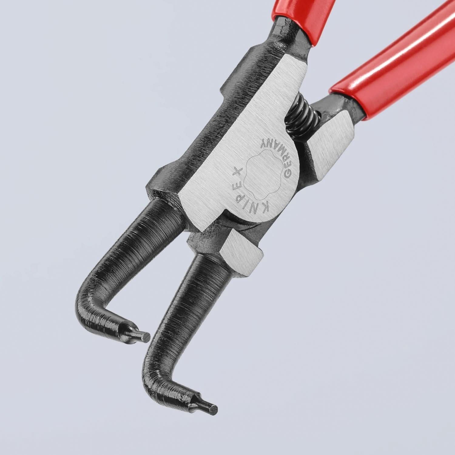 Knipex 46 21 A21 External 90&deg; Angled Snap Ring Pliers-Forged Tips