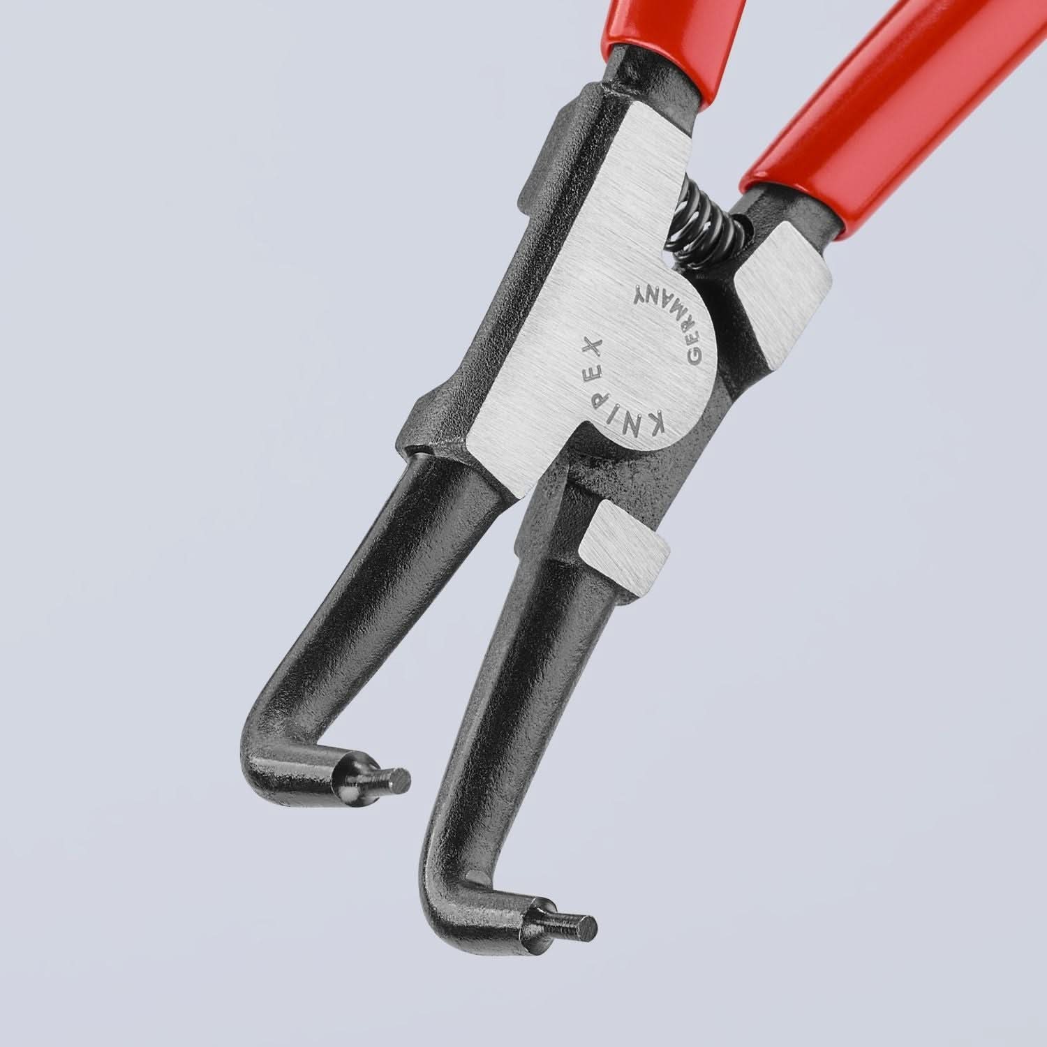 Knipex 46 21 A31 External 90&deg; Angled Snap Ring Pliers-Forged Tips