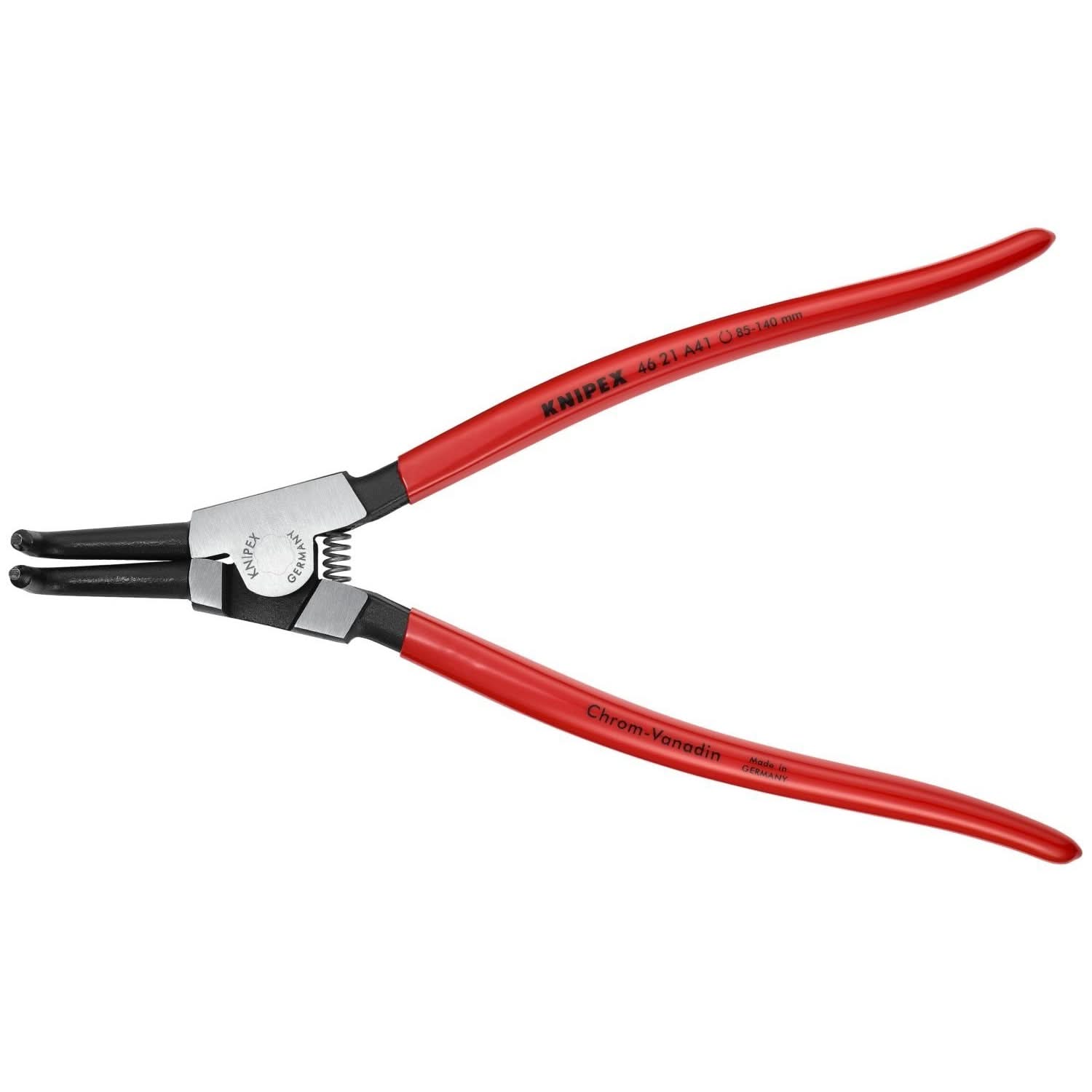 Knipex 46 21 A41 External 90&deg; Angled Snap Ring Pliers-Forged Tips