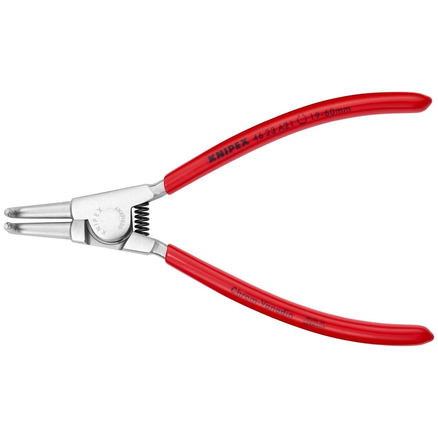 Knipex 46 23 A21 External 90&deg; Angled Snap Ring Pliers-Forged Tips