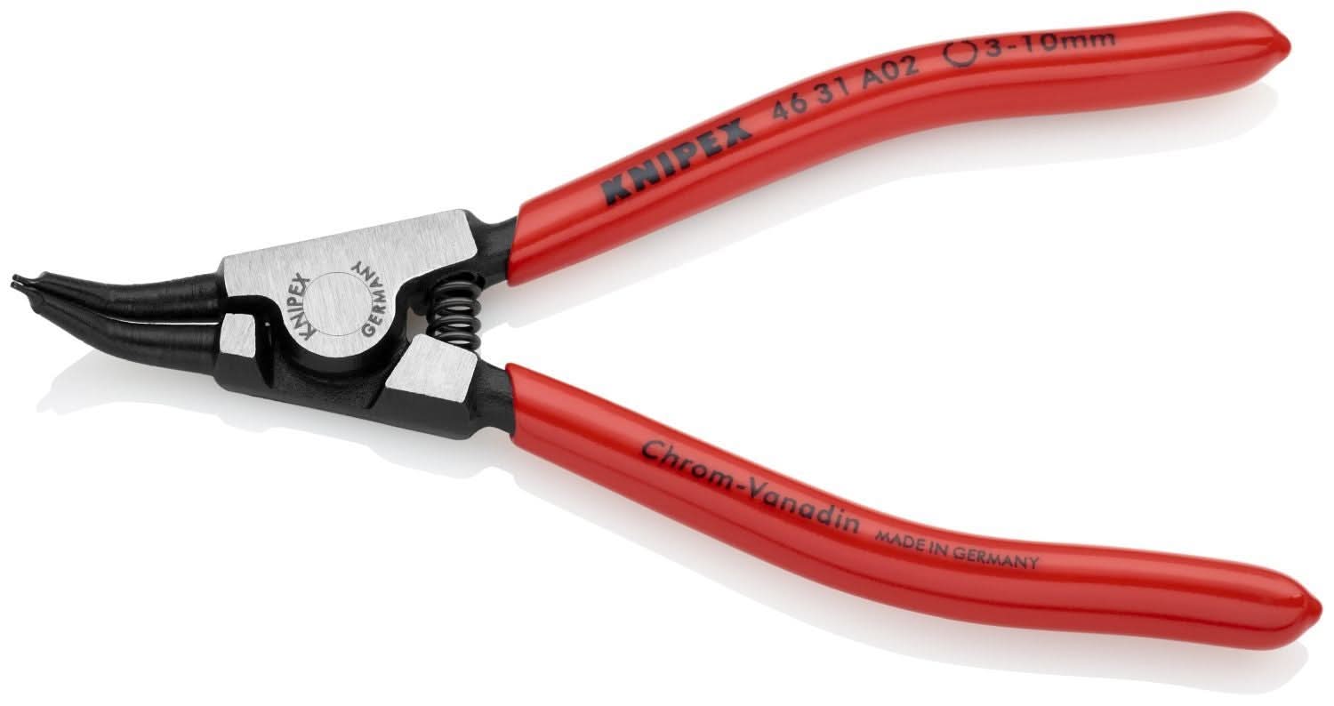 Knipex 46 31 A02 External 45&deg; Angled Snap Ring Pliers-Forged Tips