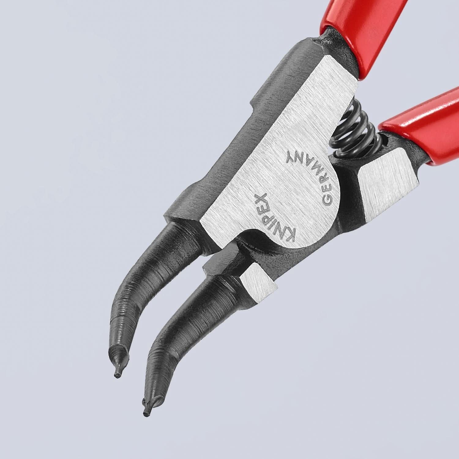 Knipex 46 31 A02 External 45&deg; Angled Snap Ring Pliers-Forged Tips