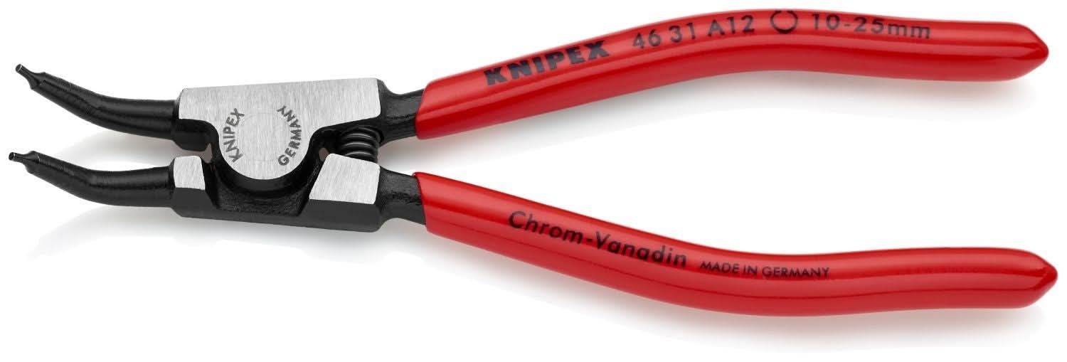 Knipex 46 31 A12 External 45&deg; Angled Snap Ring Pliers-Forged Tips