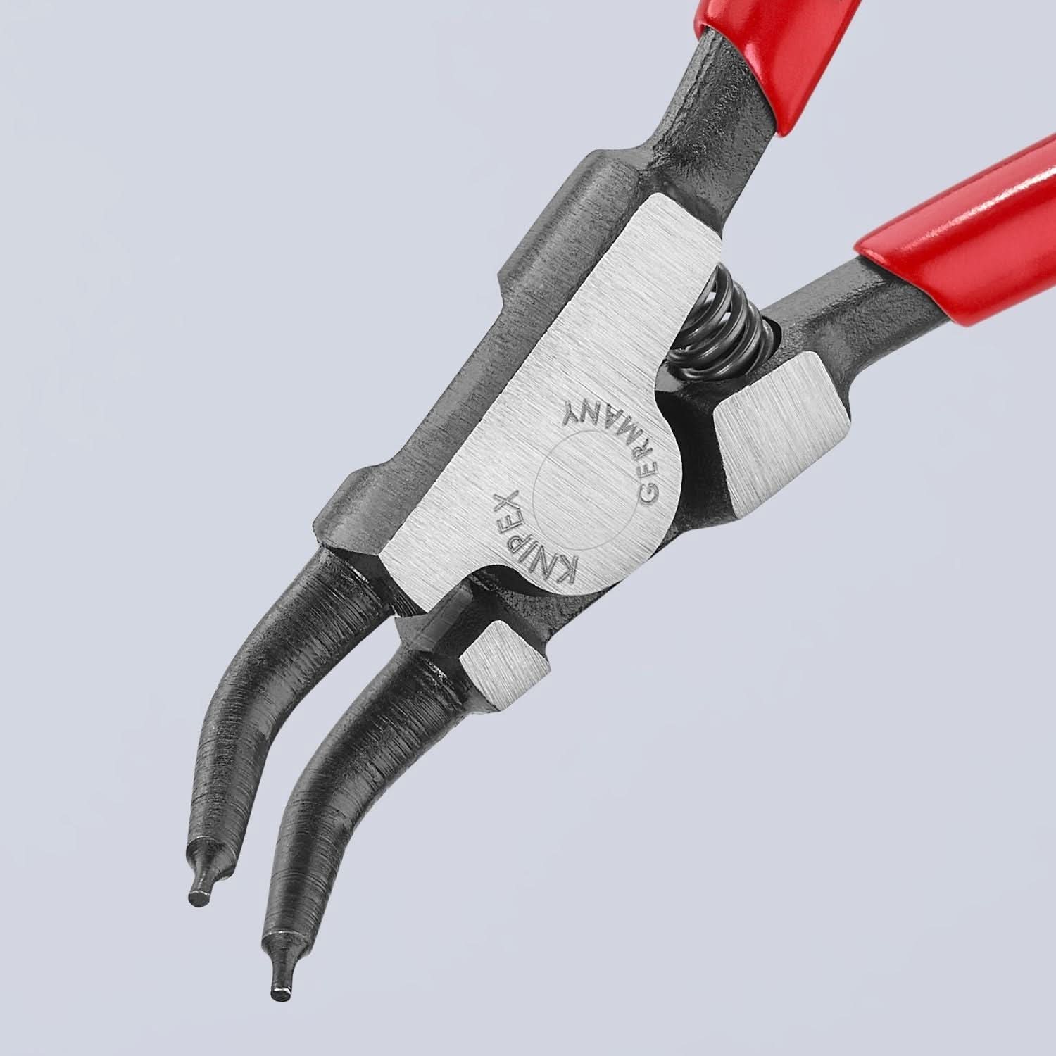 Knipex 46 31 A12 External 45&deg; Angled Snap Ring Pliers-Forged Tips